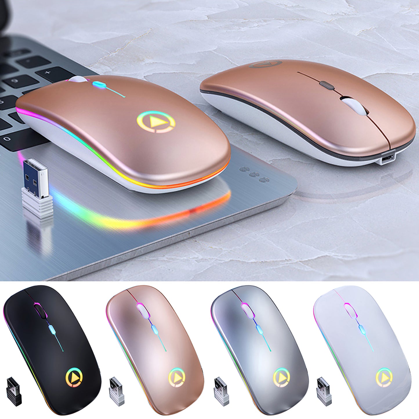 Wireless USB Mouse (no need for batteries)